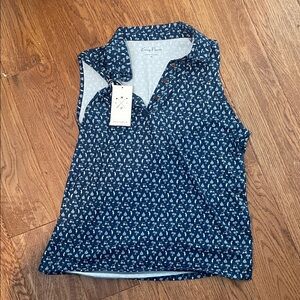 Kenny Flowers Blue Patterned Blouse